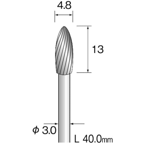 Minimo 超硬カッター スパイラルカット Φ4