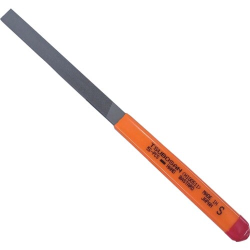 ツボサン 単目ヤスリ 8本組 平 荒目