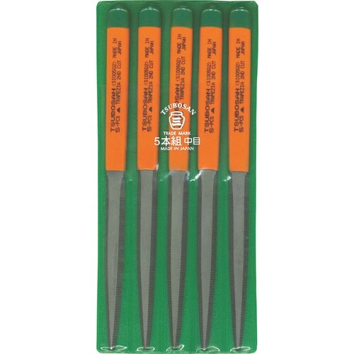 ツボサン 組ヤスリ 5本組 シノギ 中目