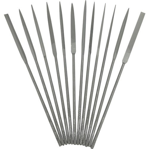 ツボサン 精密ヤスリ 12本組 セット #3(#6