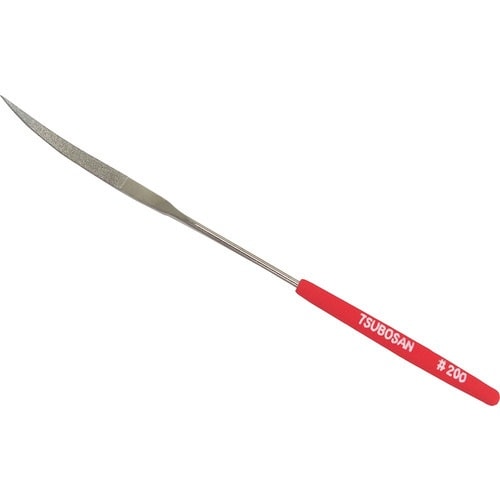 ツボサン ダイヤモンドヤスリ 片コテ 半丸 #20