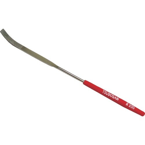 ツボサン ダイヤモンドヤスリ 片コテ 平 #200
