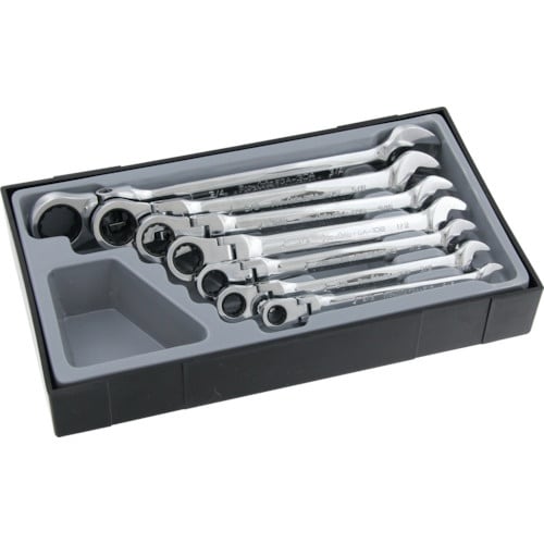 スエカゲ 7本組フレックスギアレンチセット