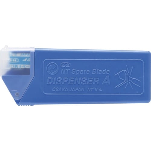 NT 刃先処理ケース付A型カッター替刃10枚入り