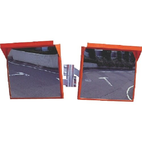 ユニット カーブミラー Wポールなし アクリル製