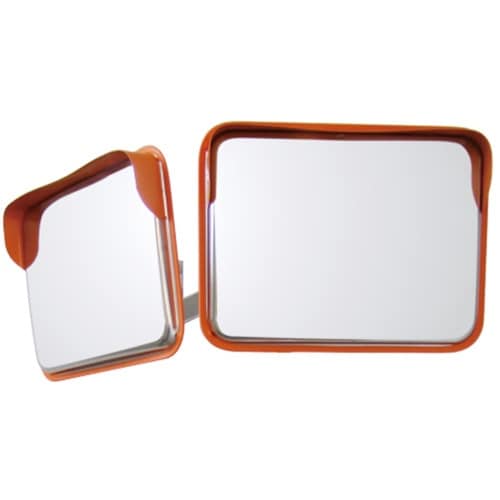 ユニット カーブミラー Wポールなし ステンレス製