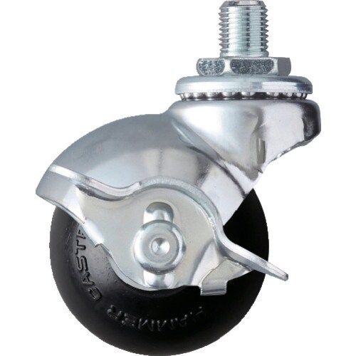 ハンマー ねじ込み式UNF1/2 旋回式ゴム車輪