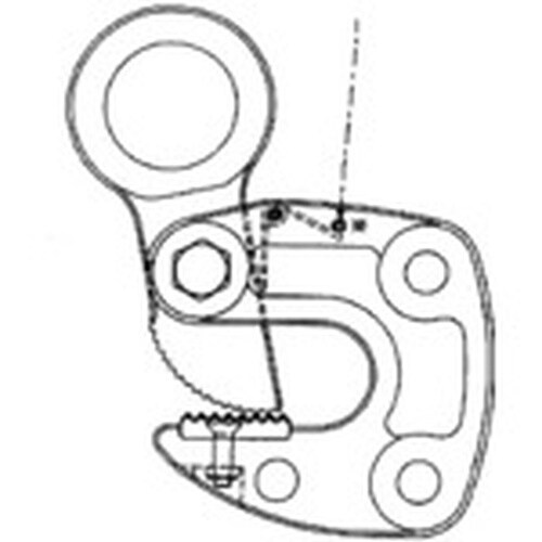 スーパー 形鋼クランプ(HLC−S)用ばね