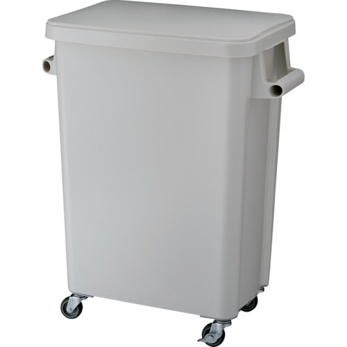 テラモト 厨房用キャスターペール 排水栓付 70L