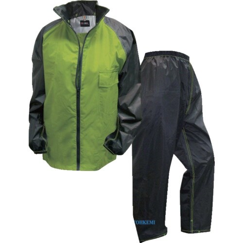 トオケミ CSワンダーレインスーツ ライムLL