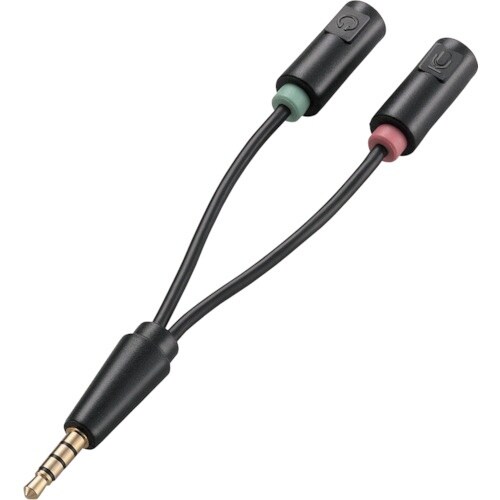 ELECOM ヘッドセット用φ3.5mm変換ケーブ