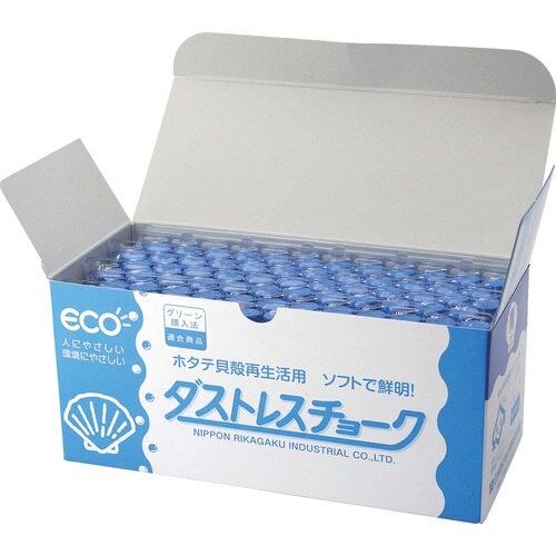 ダストレス チョーク 72本入 青