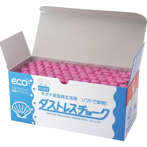 ダストレス チョーク 72本入 赤