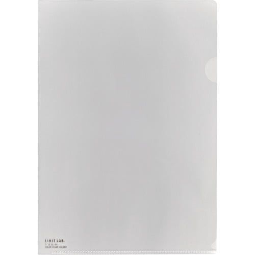 LIHIT A4クリヤーホルダー クリスタル