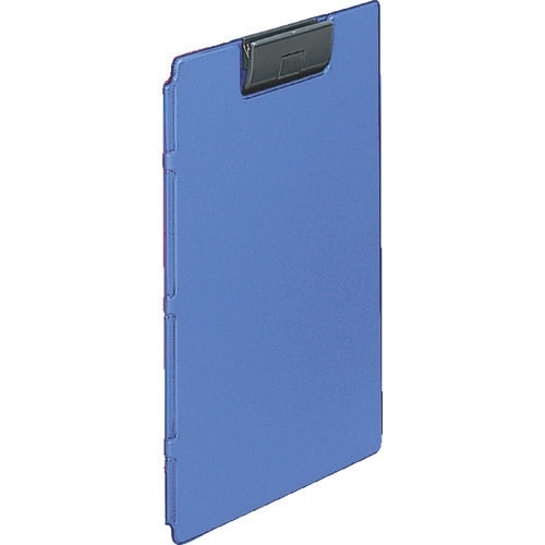 LIHIT A4クリップファイル 青