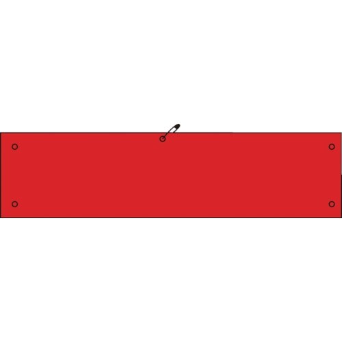 グリーンクロス ビニール腕章 赤無地