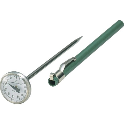 佐藤 ポケットバイメタル温度計 −10ー110℃
