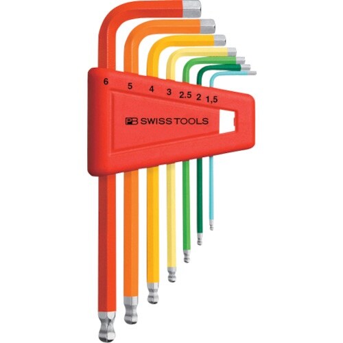 PBスイスツールズ ボール付六角棒レンチセット(レ