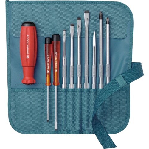 PBスイスツールズ 差替式ドライバーセット 9本組