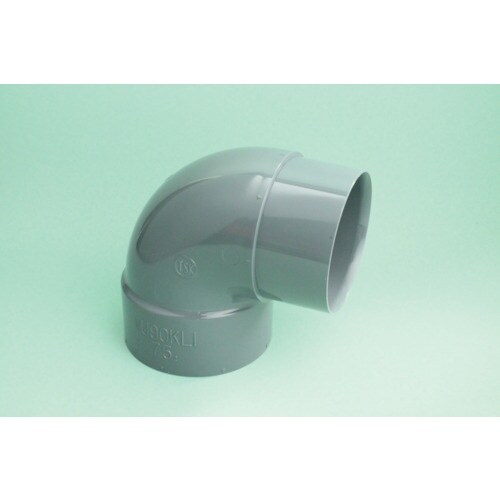 トーエー VU継手 90°片受エルボ 75