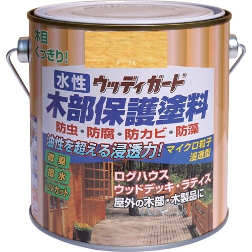 ニッぺ 水性ウッディガード 0.7L メープル H