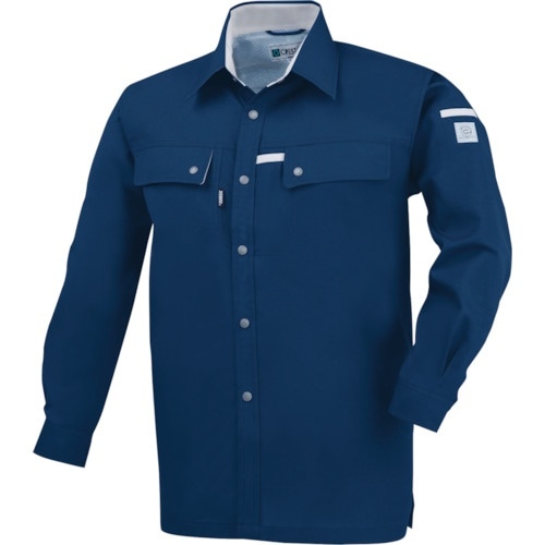 XEBEC 長袖シャツ1553−19−L ディープ