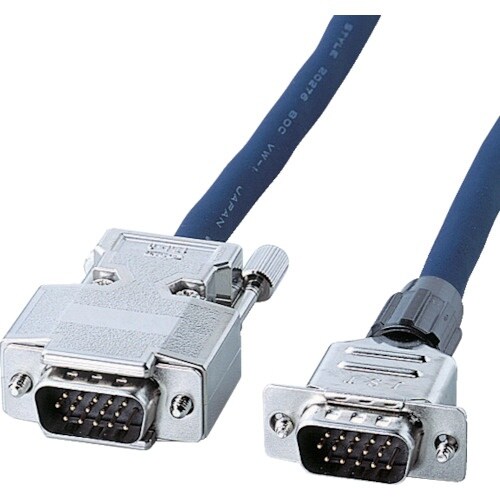 SANWA ディスプレイケーブル メタルコネクタタ