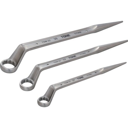 TONE トルシアボルト用めがねレンチ チタンシノ