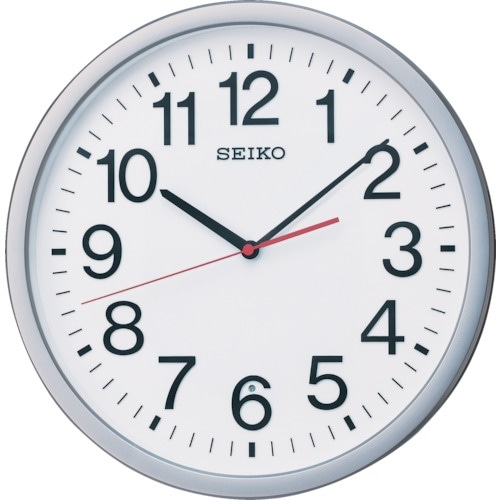 SEIKO 電波掛時計 直径361×48 P枠 銀