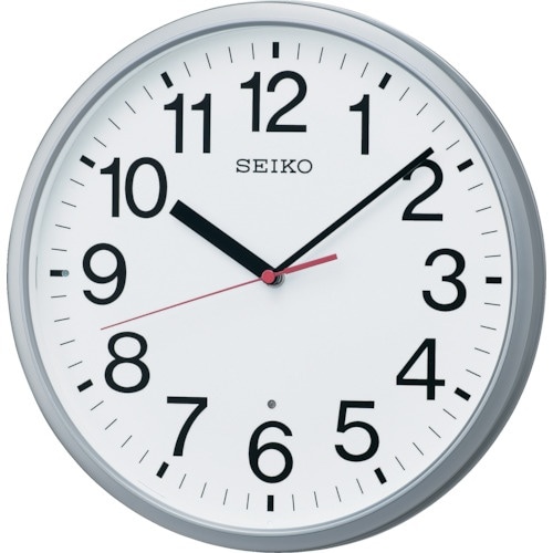 SEIKO 電波掛時計 直径305×45 P枠 銀