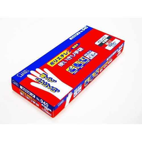 ポリエチレン手袋 No.940 M100枚×24箱