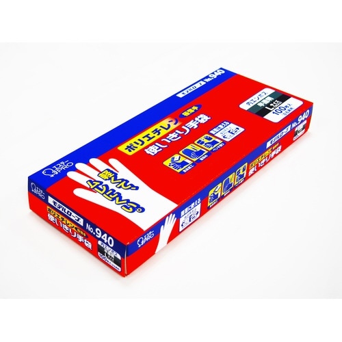 ポリエチレン手袋 No.940 L100枚×5箱