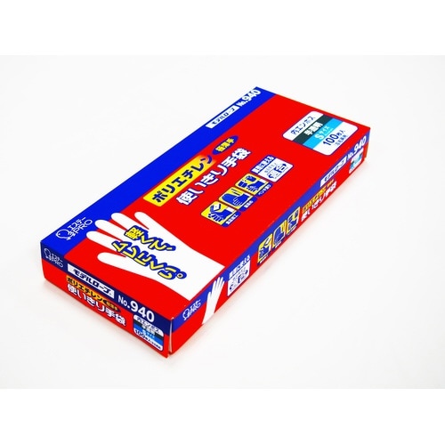 ポリエチレン手袋 No.940 S 100枚×5箱