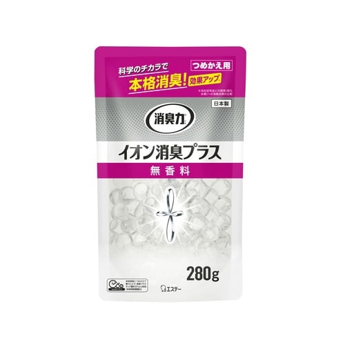 消臭力クリアビーズイオン消臭プラス詰替280G×4