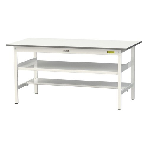 SUP−1575TF−WW固定棚付テーブル150