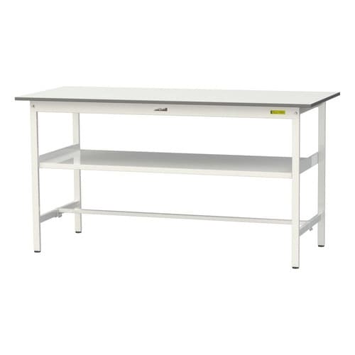 SUPH−1875F−WW固定棚付テーブル150