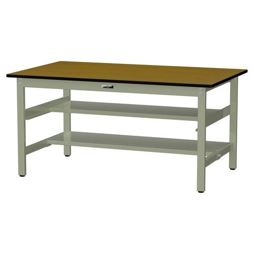 SWP−1590TS1MG固定棚付テーブル300