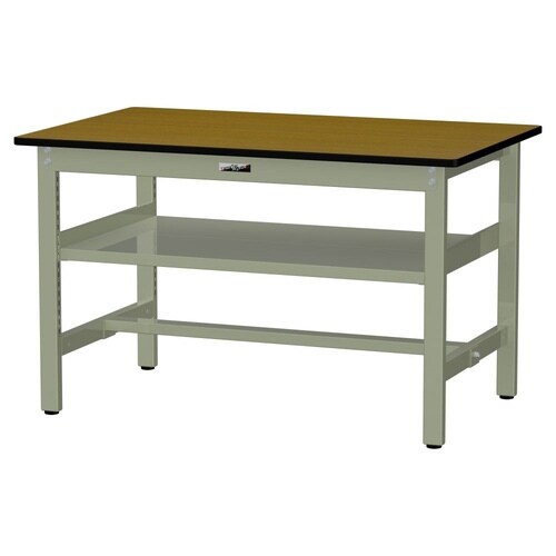 SWP−1275TS1MG固定棚付テーブル300