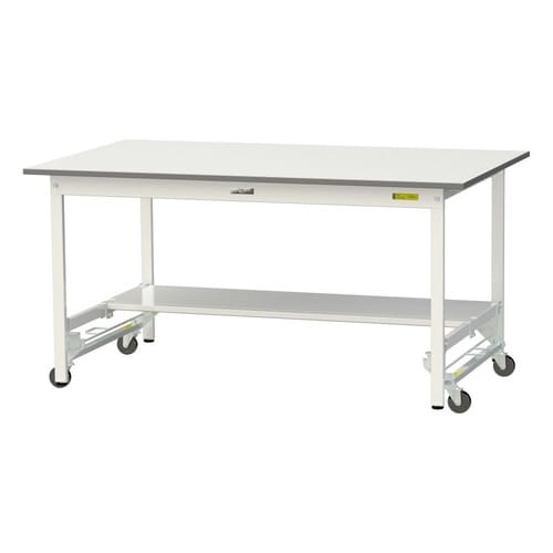 作業台ワンタッチ移動 SUPU1590TWW半面棚