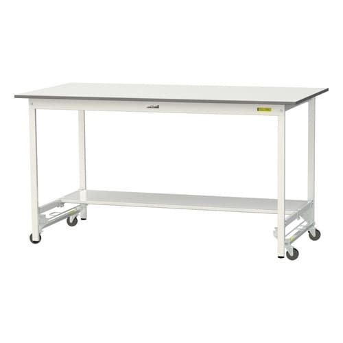 作業台ワンタッチ移動SUPUH1890TWW半面棚