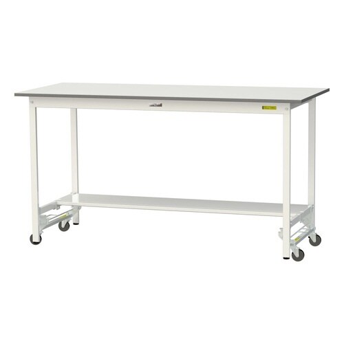 作業台ワンタッチ移動SUPUH1875TWW半面棚