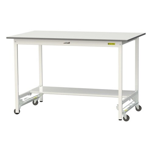 作業台ワンタッチ移動SUPUH1590TWW半面棚