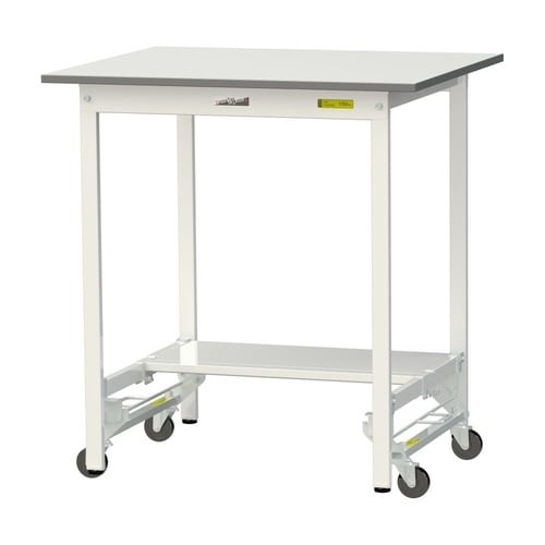 作業台ワンタッチ移動SUPUH975TWW半面棚