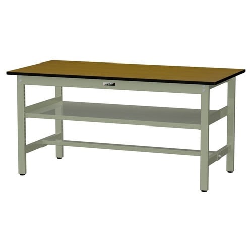 作業台中棚付 SWP−1575S2−MGポリ天板