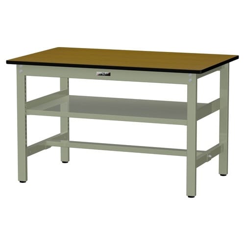 作業台中棚付 SWP−1275S2−MGポリ天板