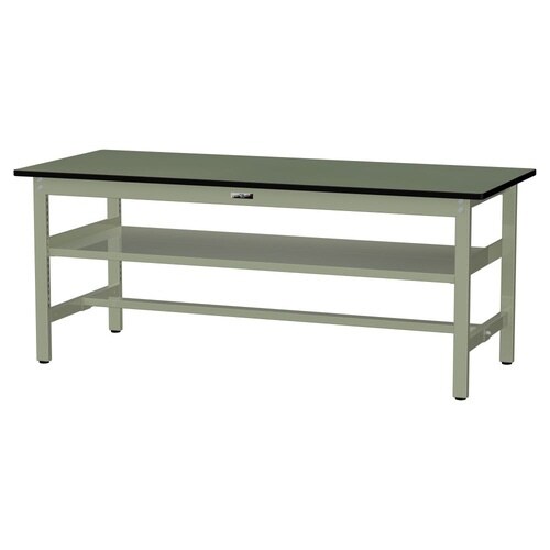 作業台中棚付 SWR−1875S2−GG塩ビ天板