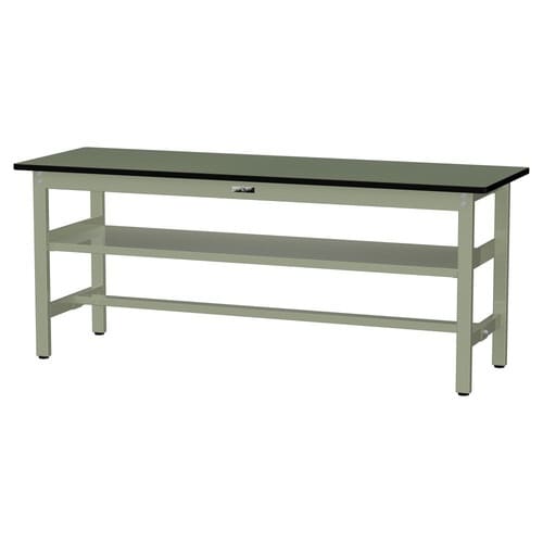 作業台中棚付 SWR−1860S2−GG塩ビ天板