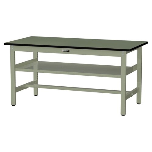 作業台中棚付 SWR−1575S2−GG塩ビ天板