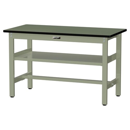 作業台中棚付 SWR−1260S2−GG塩ビ天板