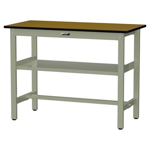 作業台中棚付 SWPH−1260S2−MGポリ天板